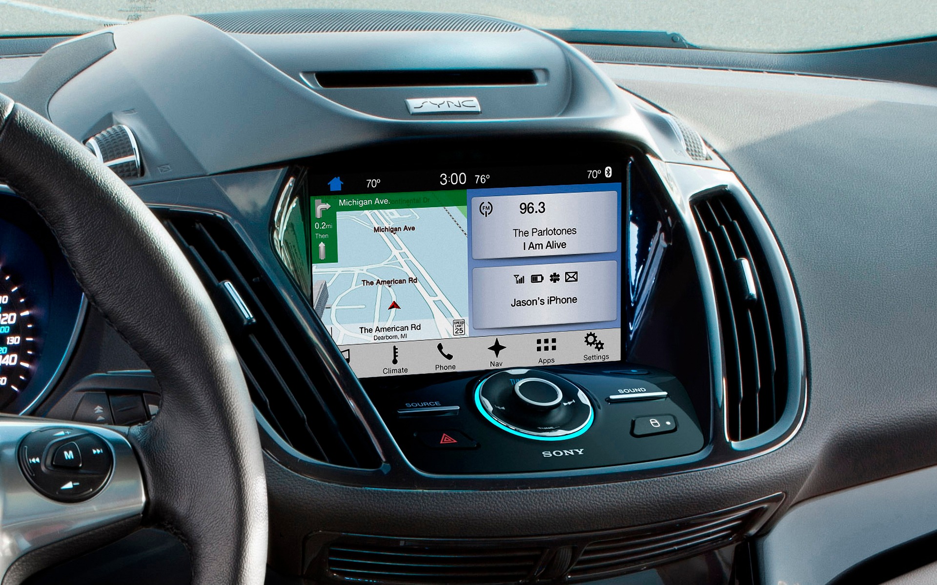 Le système multimédia SYNC 3 de Ford et Lincoln