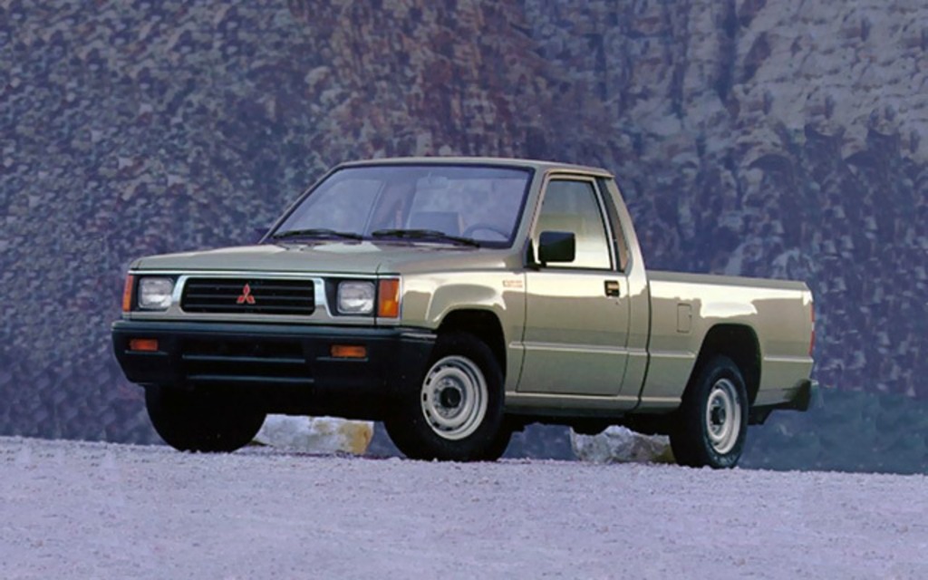 Mitsubishi Mighty Max (1986-1996). Vendu au Canada en tant que Dodge Ram 50.