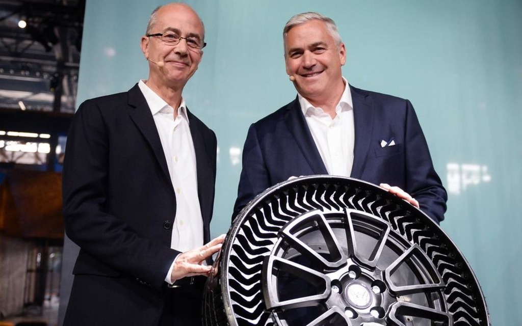 Michelin et GM dévoilent un prototype de pneu increvable