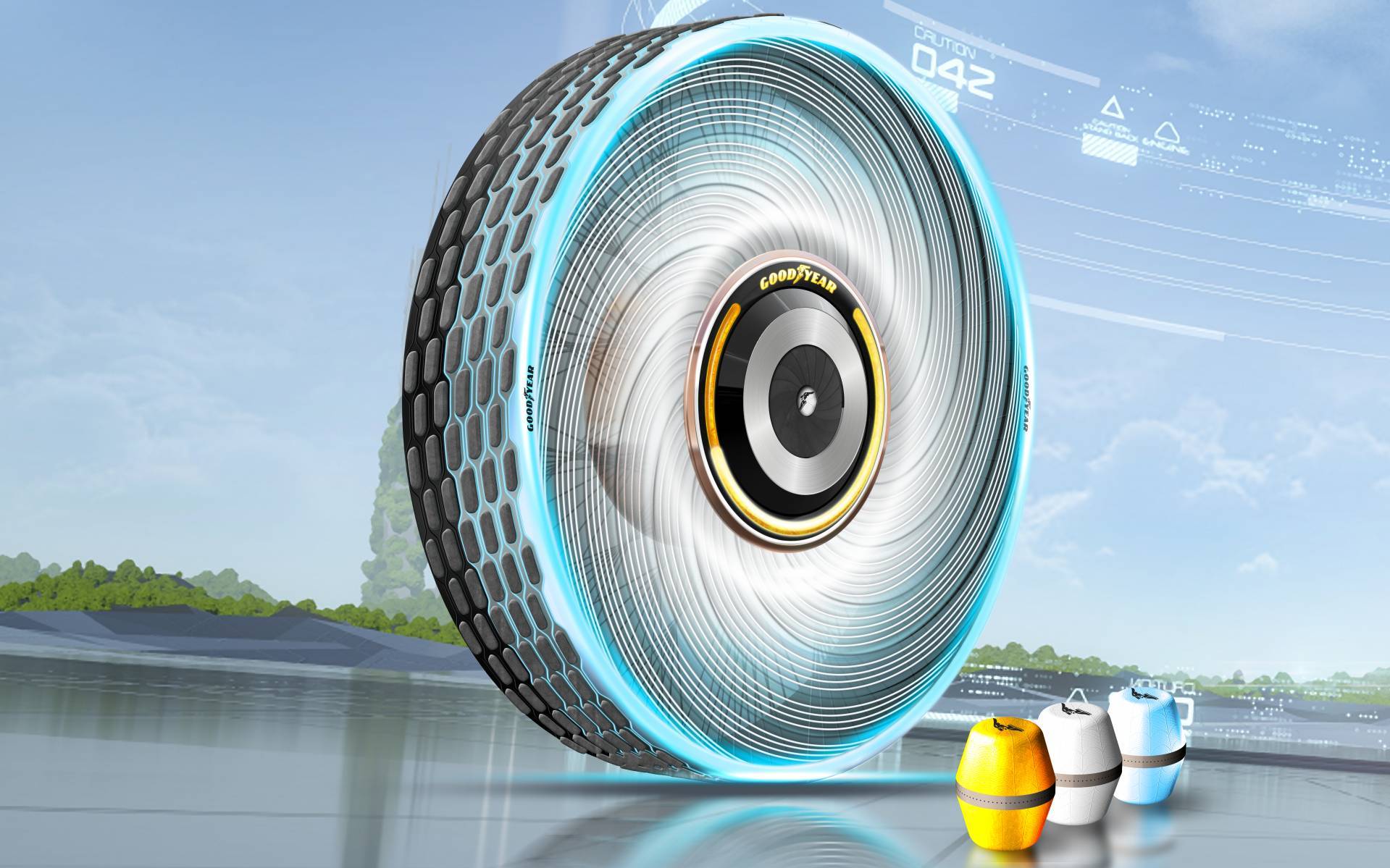 Goodyear dévoile un pneu qui se régénère en s’usant!
