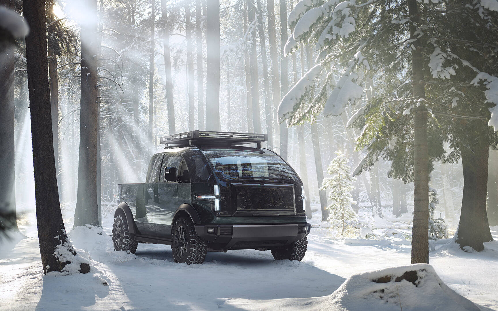 La startup Canoo dévoile sa propre camionnette électrique