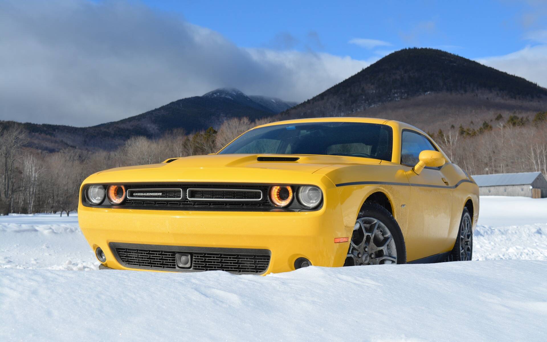 A Muscle Car You Can Play in the Snow With