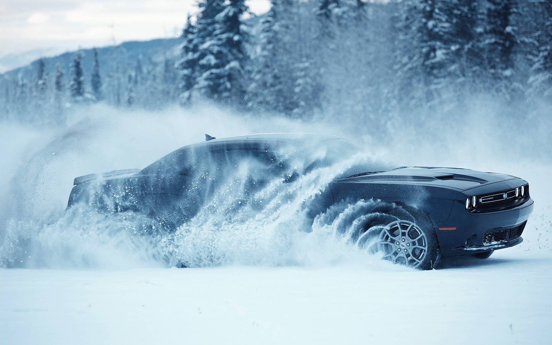 A Muscle Car You Can Play in the Snow With