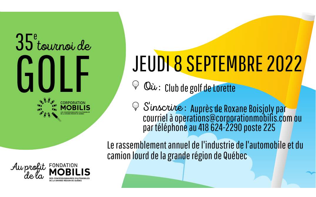 Otogo est partenaire du tournoi de golf de la Corporation Mobilis