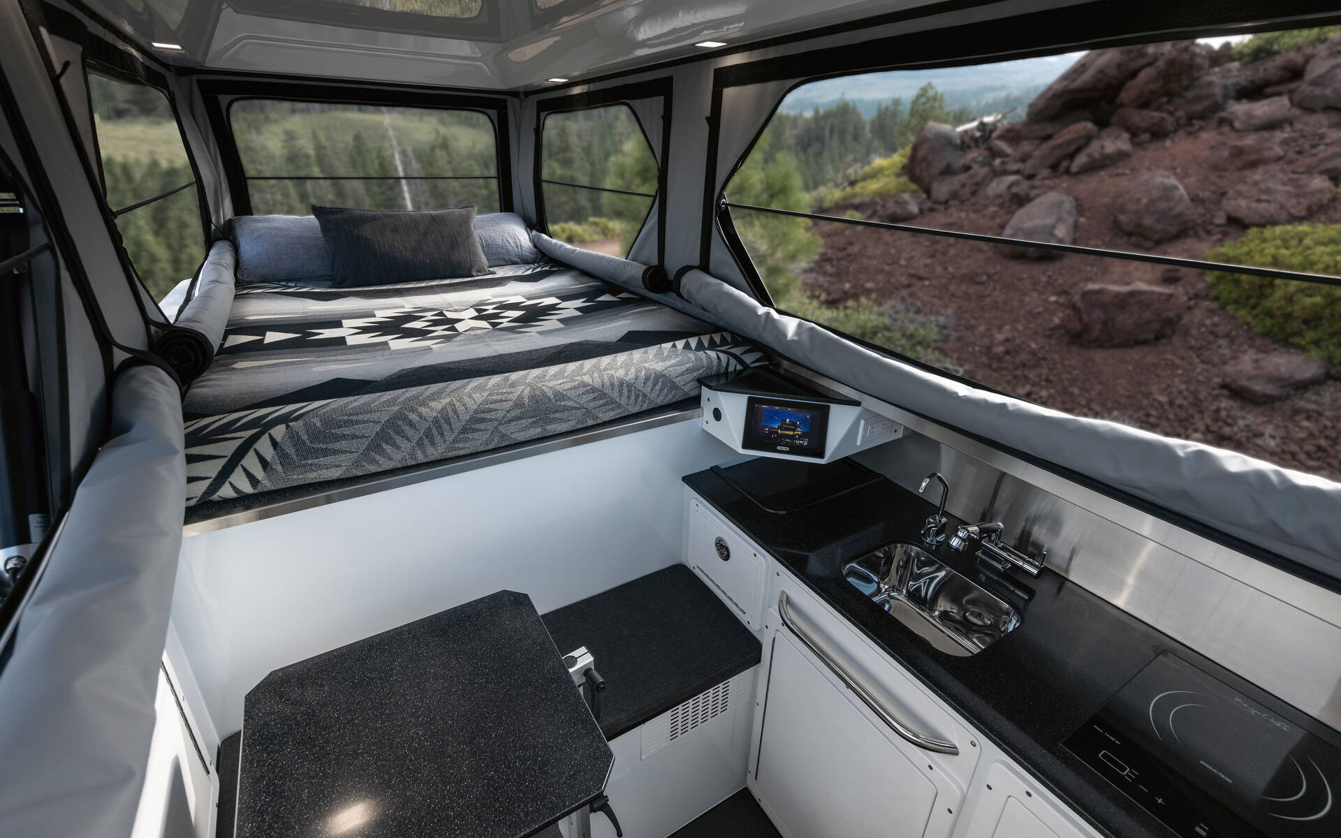 Summer\'s not over yet: the GMC Hummer EV goes camping!