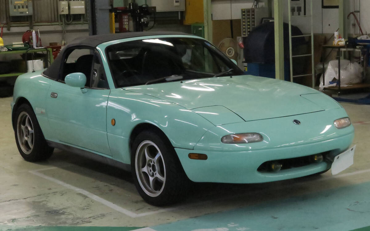 La Mzda MX-5 de M. Moritani avant la révision monstre des ingénieurs de la marque.