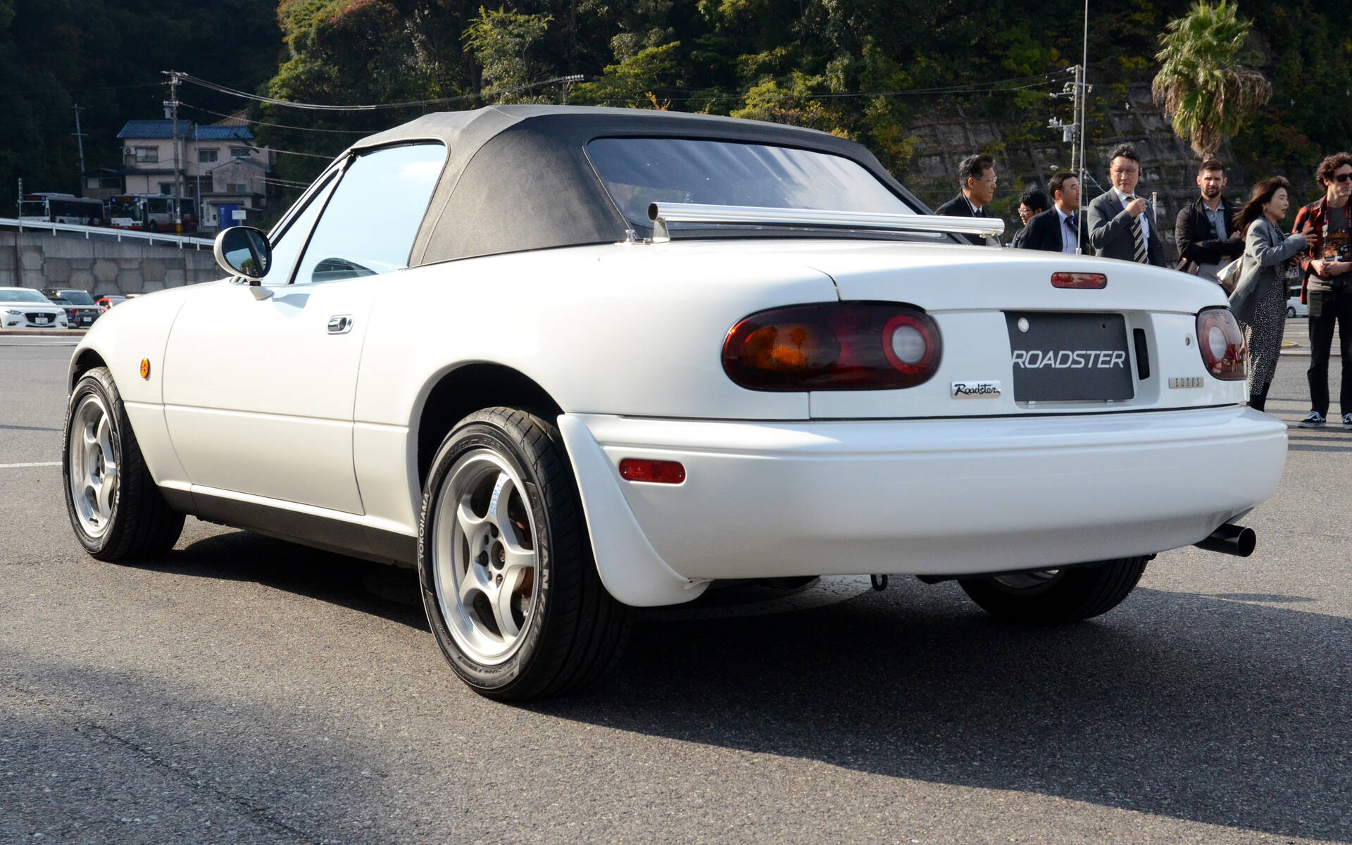 Mazda MX-5&nbsp;1990 restaurée en 2020.