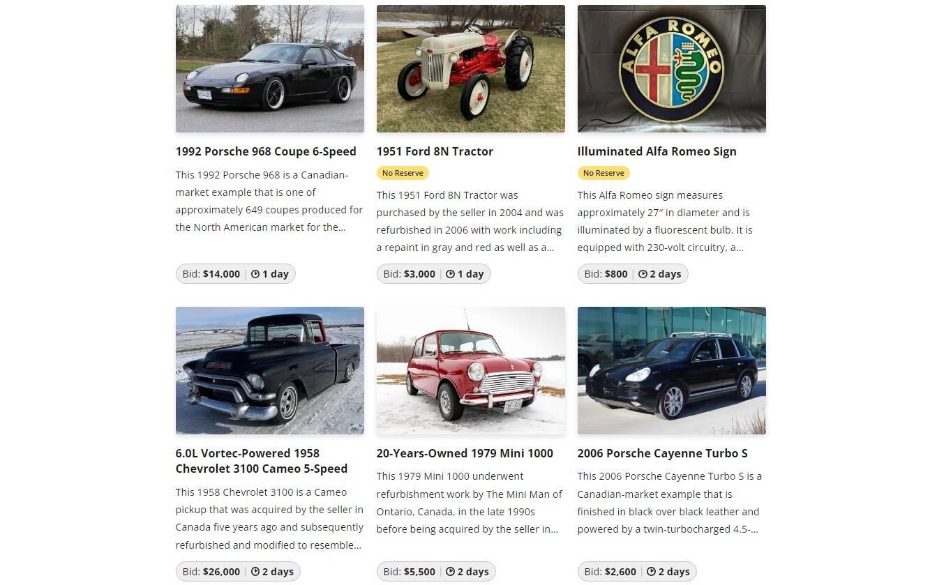 Comment trouver une voiture ancienne à vendre?