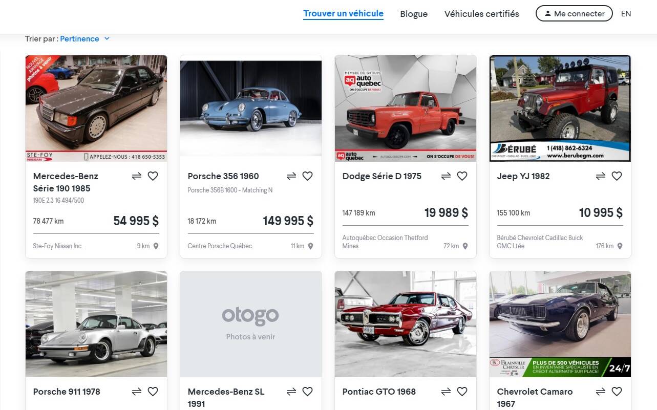Comment trouver une voiture ancienne à vendre?