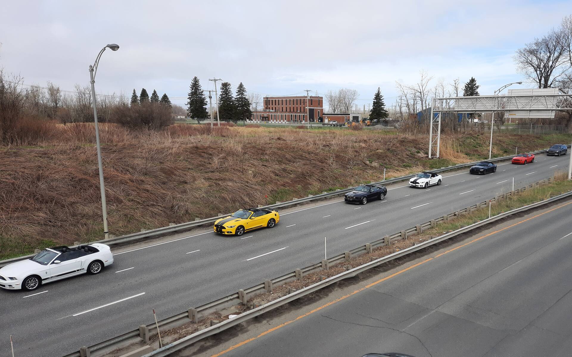 Quebecers unite for the world\'s longest Ford Mustang convoy