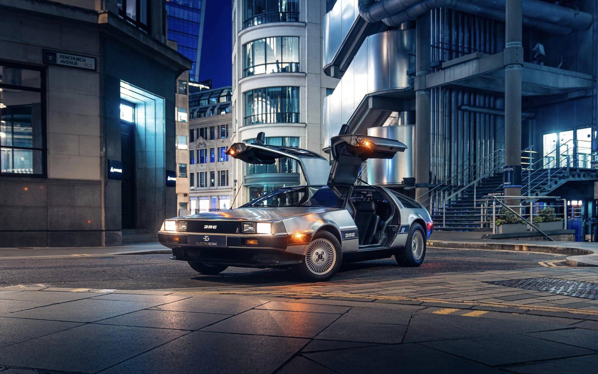 Cette DeLorean convertie en électrique est prête pour un retour vers le futur