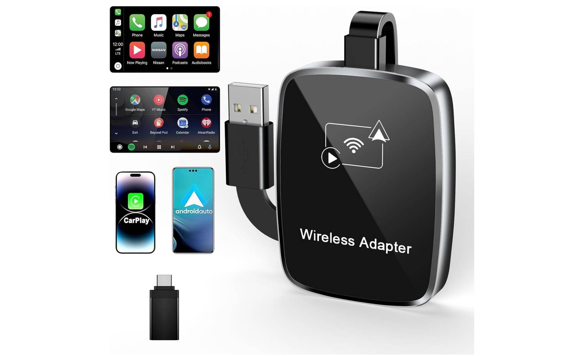 Adaptateur CarPlay sans fil Omeyo