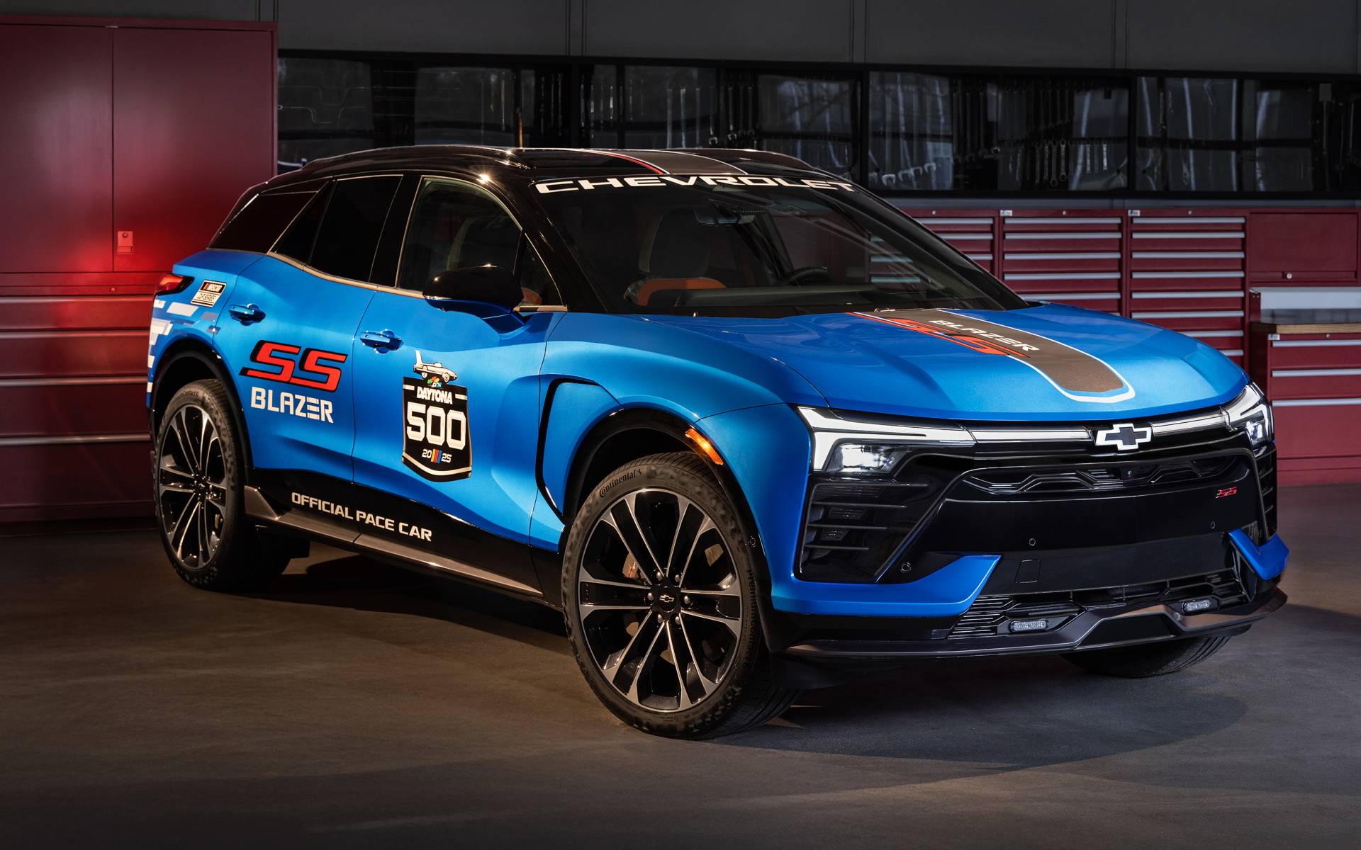 Le Chevrolet Blazer EV SS, plus puissant que prévu, mènera le Daytona 500