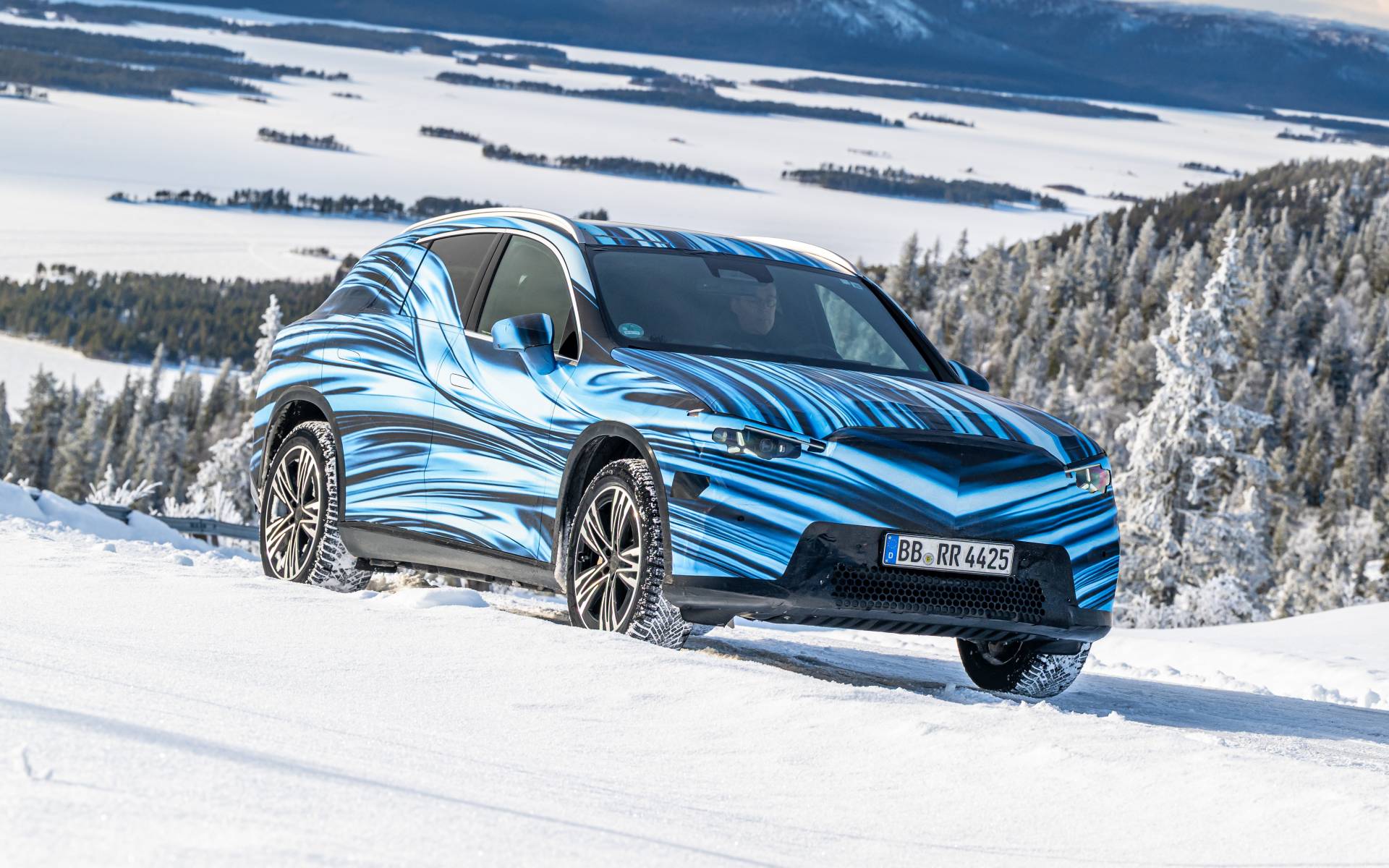 Mercedes-Benz teste son futur GLC électrique 