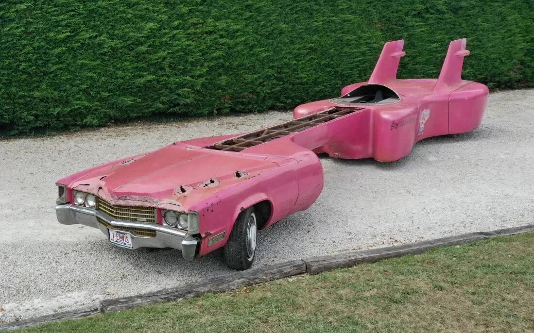 Elvis' “Guitar Car” resurfaces in France and is for sale
