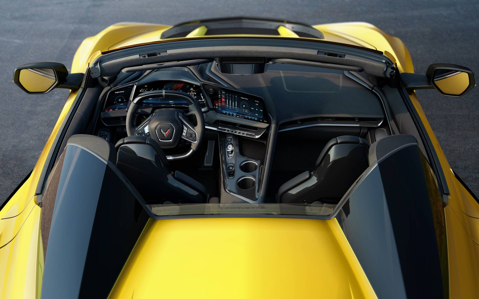 Chevrolet Corvette 2026: a breath of fresh air on board