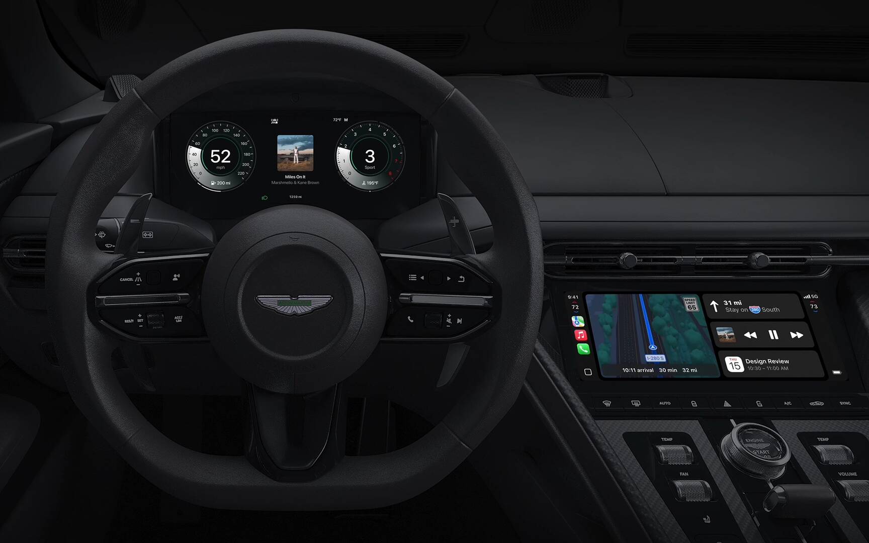 Apple launches CarPlay Ultra and it's Aston Martin that gets the ball rolling