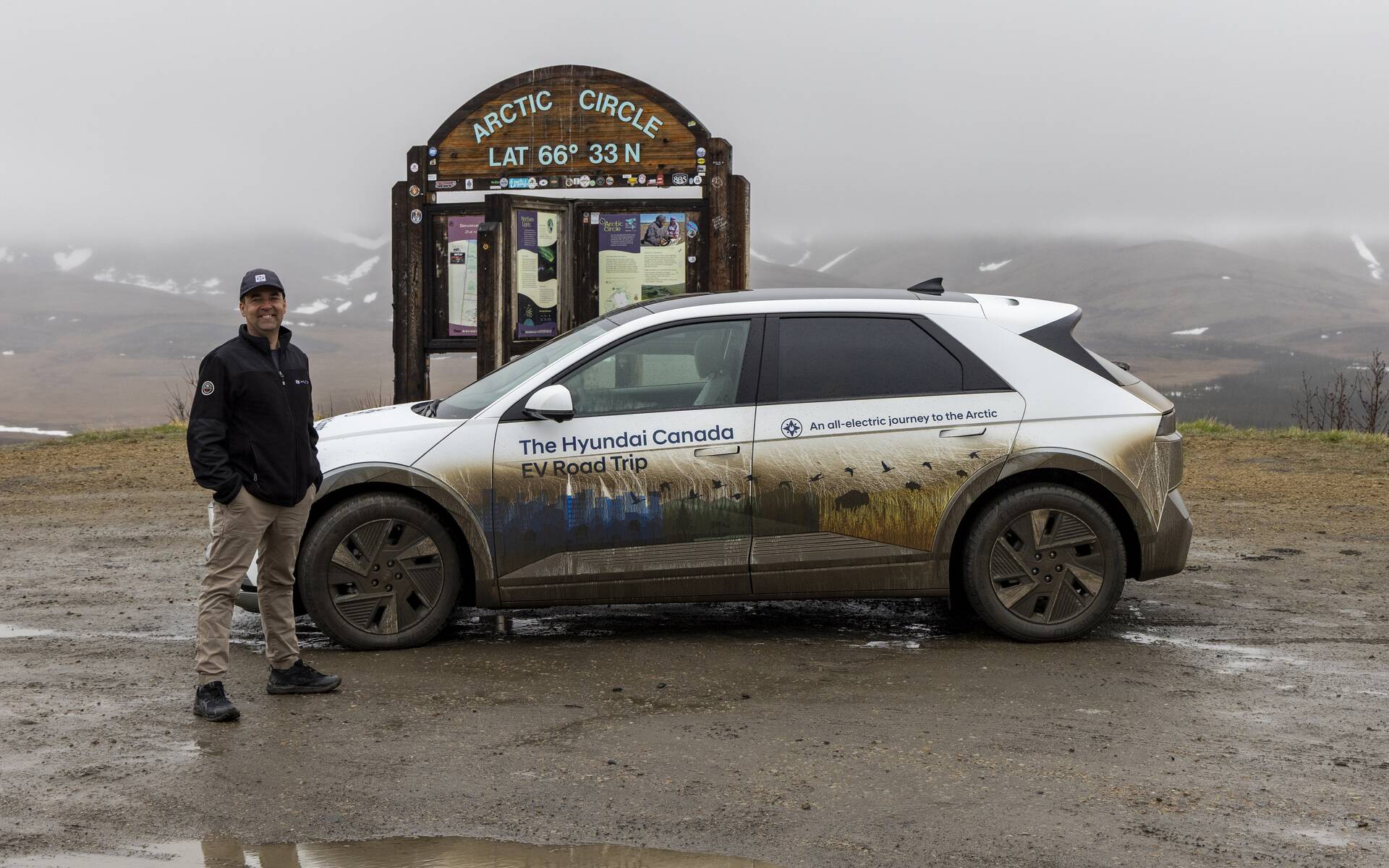 De l’Ontario à l’océan Arctique en voiture électrique : pari réussi pour ce Québécois 