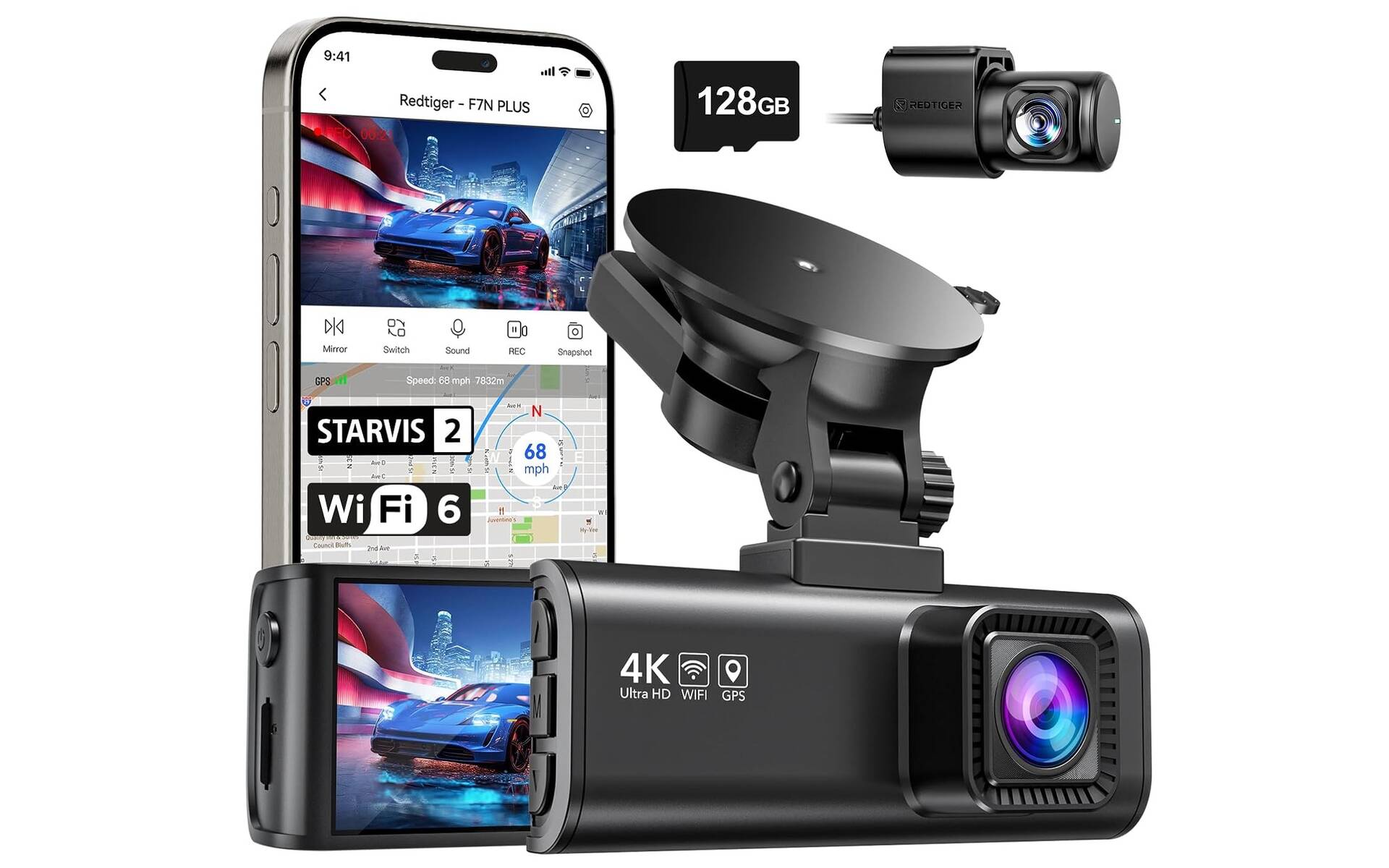 Caméra de bord Redtiger