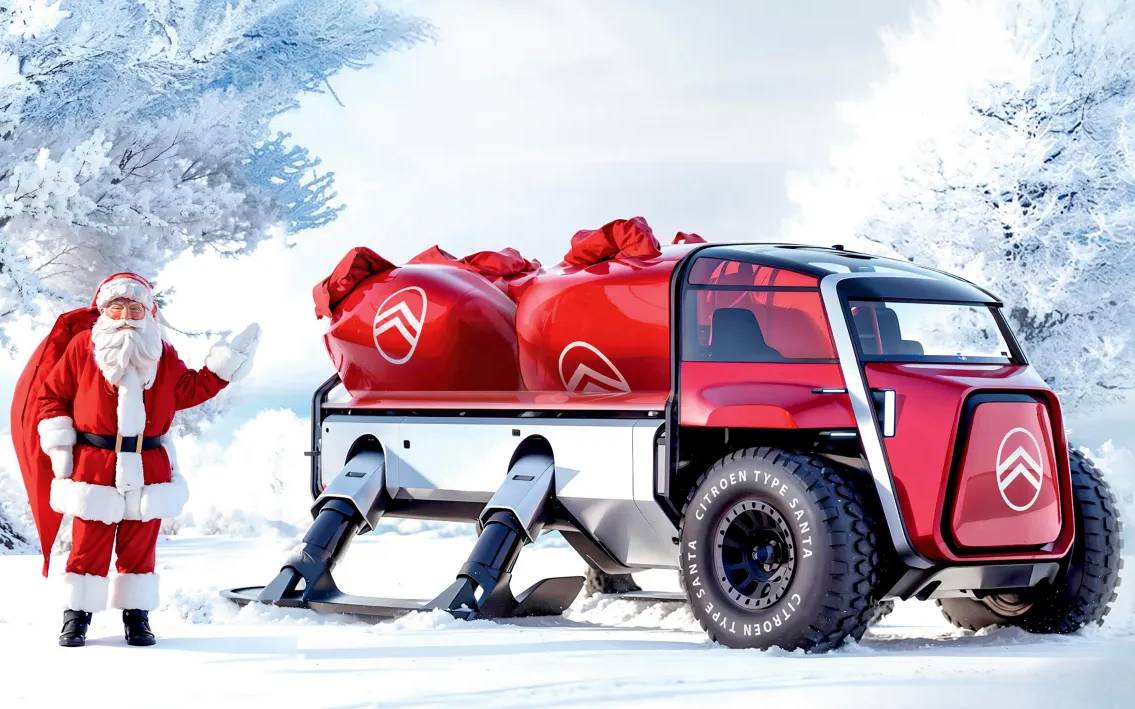 Si le père Noël veut changer son traîneau, l’industrie automobile a ce qu’il faut
