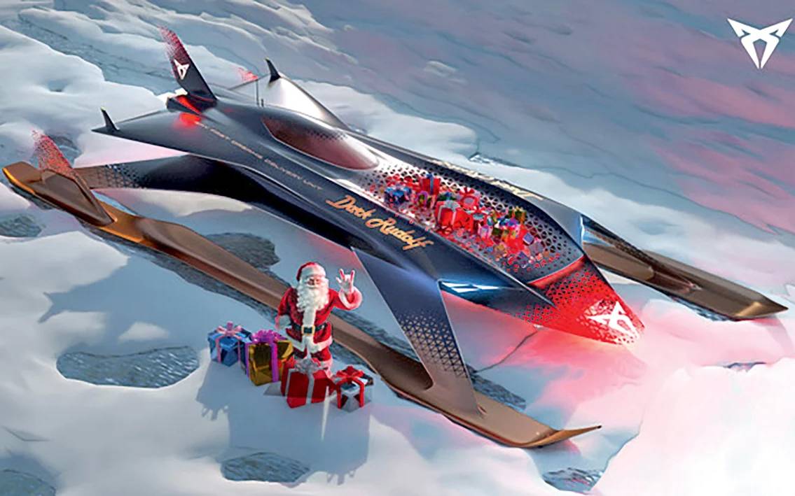 Si le père Noël veut changer son traîneau, l’industrie automobile a ce qu’il faut