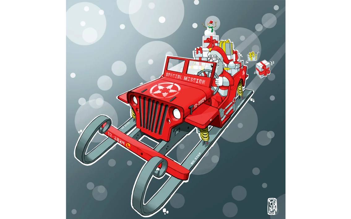 Si le père Noël veut changer son traîneau, l’industrie automobile a ce qu’il faut