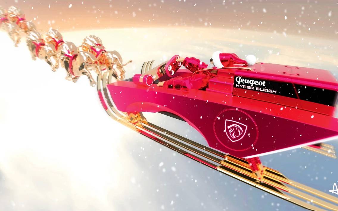 Si le père Noël veut changer son traîneau, l’industrie automobile a ce qu’il faut