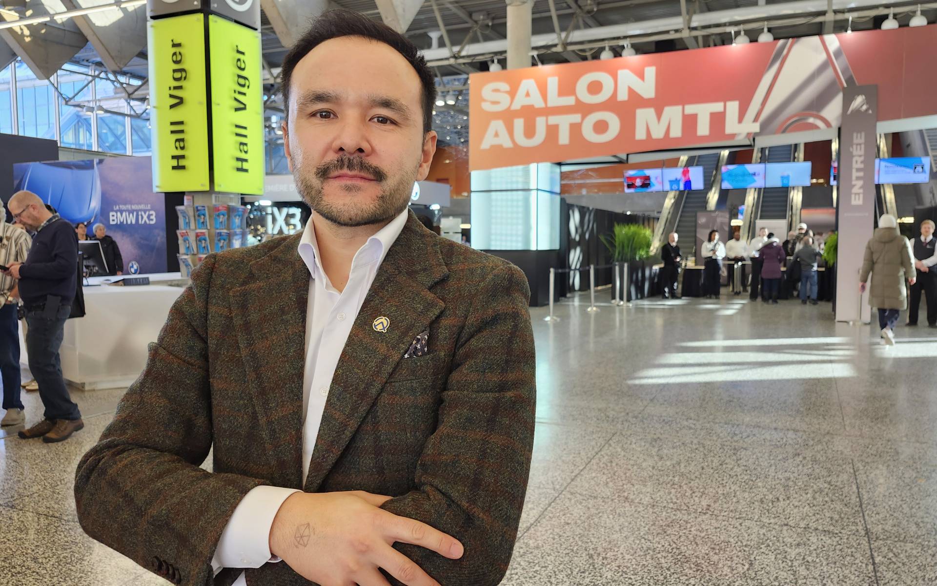 Ian P. Sam Yue Chi, PDG de la Corporation des concessionnaires automobiles du Québec (CCAQ). Le Journal l’a rencontré au Salon de l’Auto le vendredi 16 janvier 2026 au Palais des congrès de Montréal.