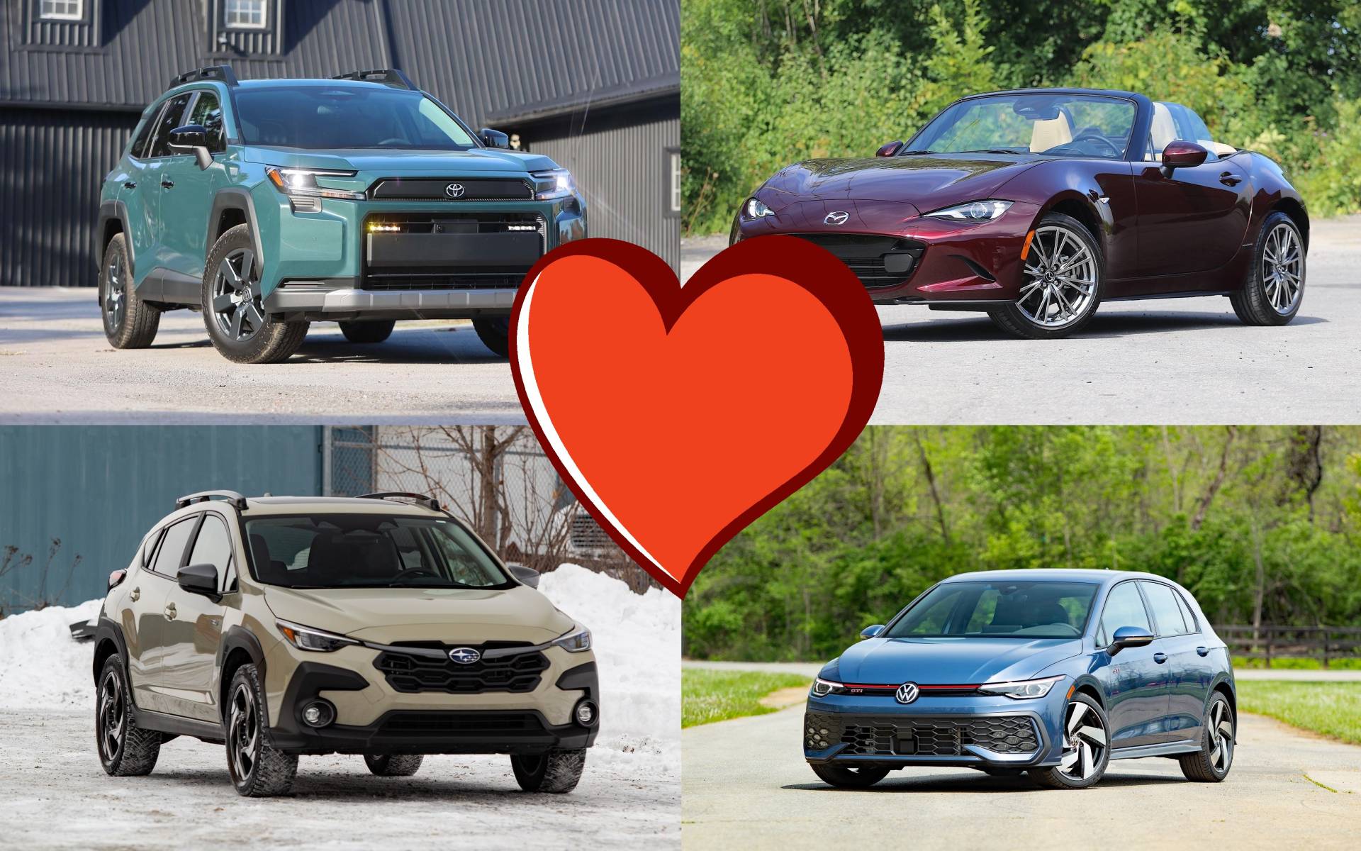 10 véhicules coups de cœur du Guide de l'auto