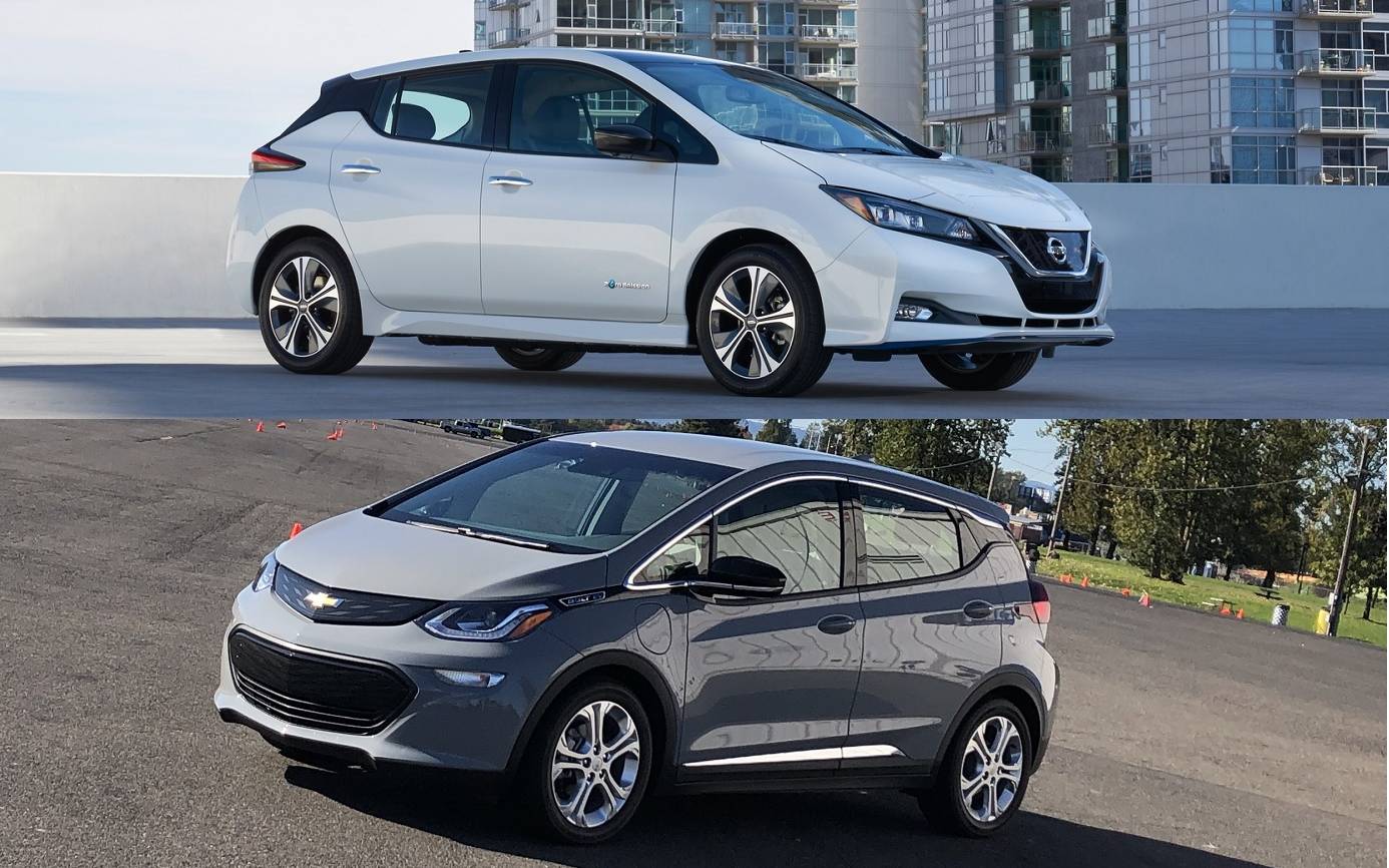 Nissan LEAF ou Chevrolet Bolt EV d’occasion : laquelle choisir?