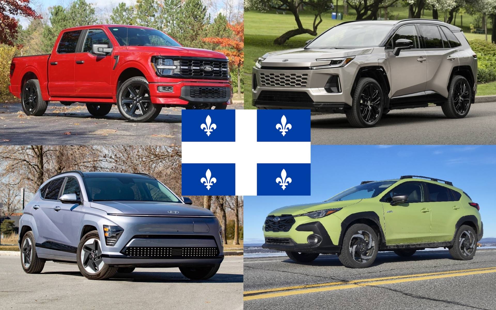 Les 10 véhicules préférés des Québécois