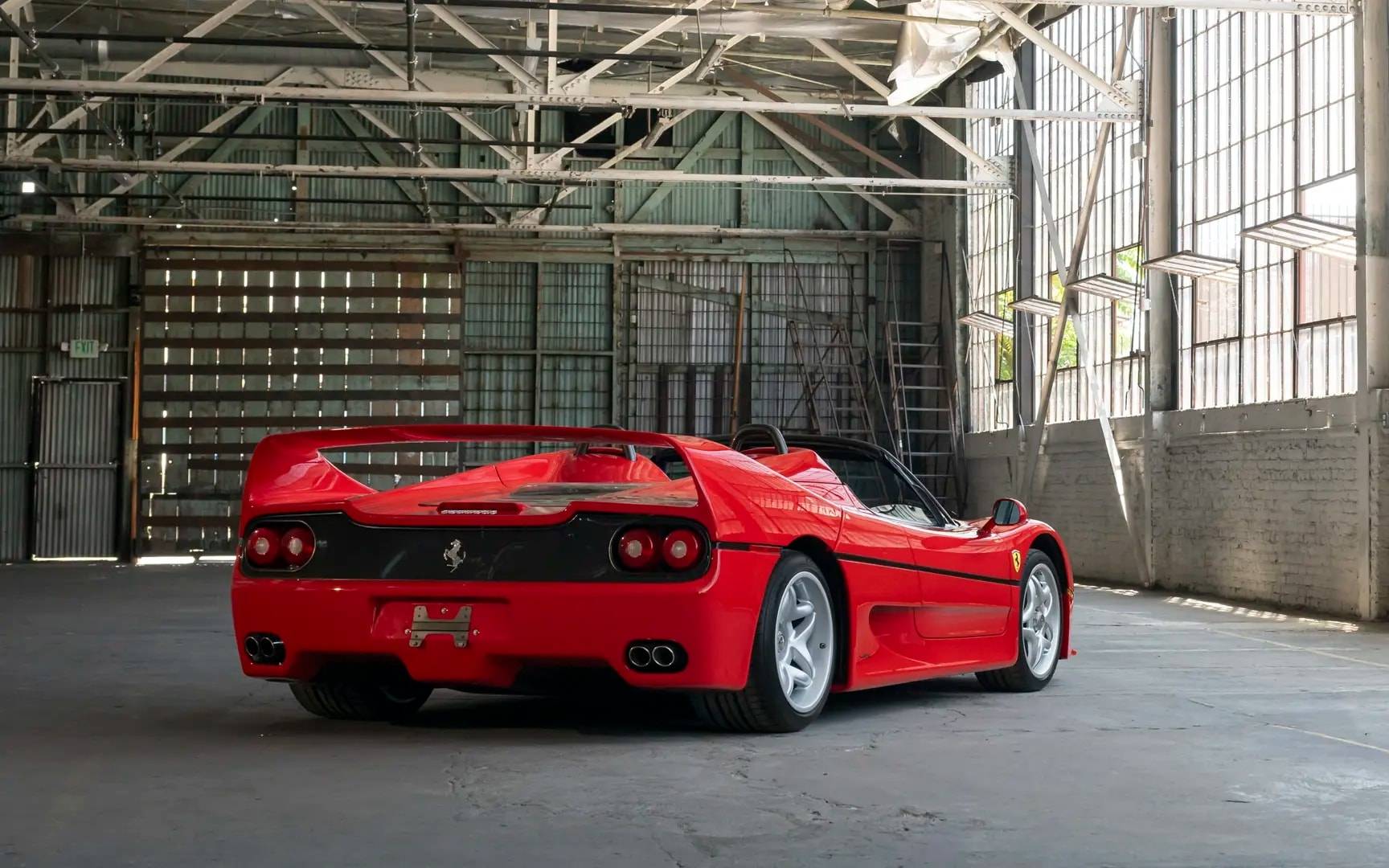 This Ferrari F50, which belonged to a famous boxer, is going up for auction